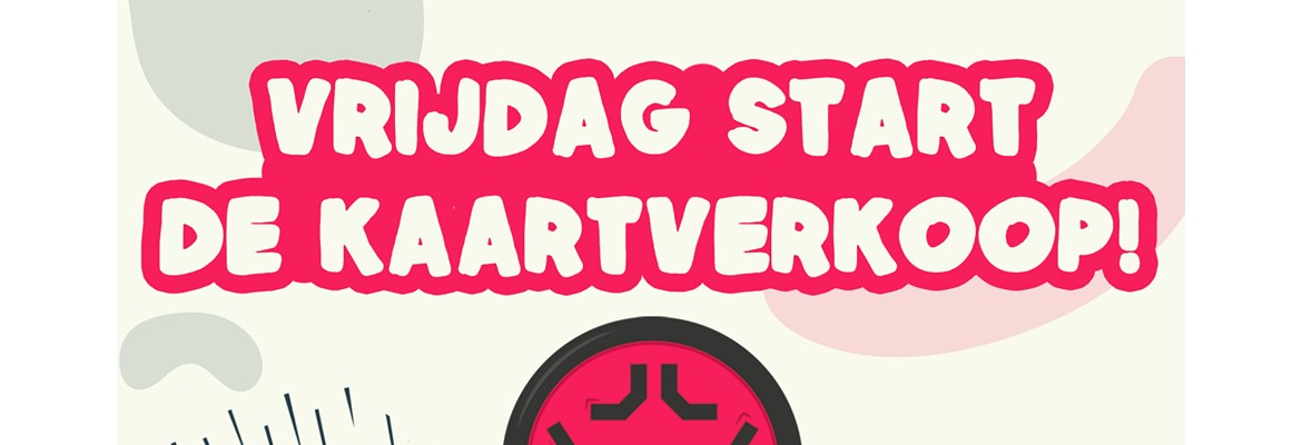 Vrijdag 1 feb, start verkoop!