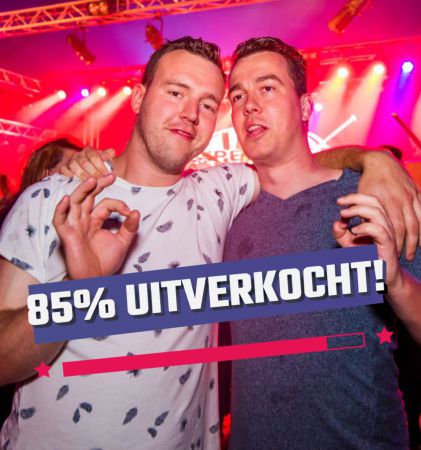 Nog 4 weken en 85% is al uitverkocht! Heb jij jouw ticket al gehaald?